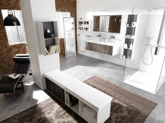 Aménager une grande salle de bains