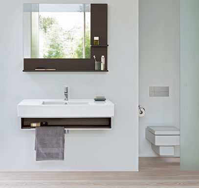 Lavabo suspendu rectangulaire Vero de Duravit