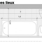 exemple de salle de bain couloir