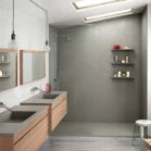 Ambiance de salle de bain avec des panneaux muraux d'habillage