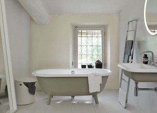 Petite baignoire ilot