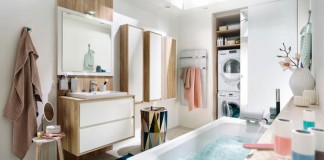 Salle de bains buanderie ambiance