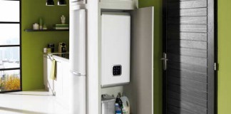 Chauffe-eau rectangulaire et gain de place