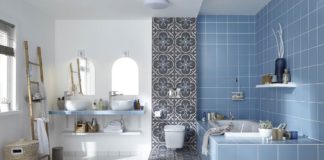 Rompre la monotonie du carrelage dans la salle de bain