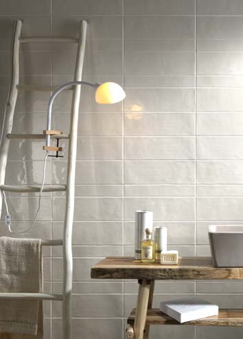 idées originales pour carreler la salle de bain : variations de formats