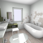 Une salle de bains zen