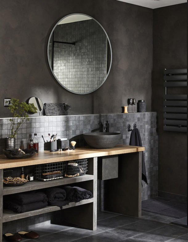 Mieux agencer et décorer la salle de bains avec un muret | Styles de Bain