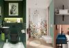 Toilettes avec lave-mains design