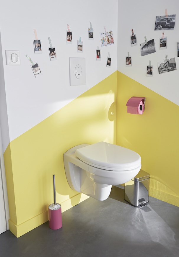 Idées déco - tableau pour des toilettes originales - Le Blog Hexoa