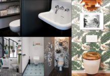 mosaique de WC glamours