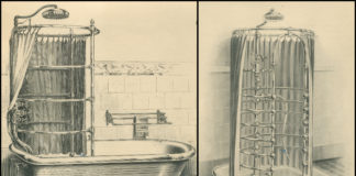 baignoire et douche équipée en hydrothérapie, catalogue Jacob Delafon 1903