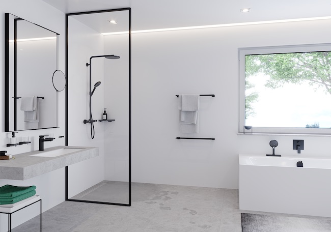 10 colonnes de douche noires pour une salle de bains