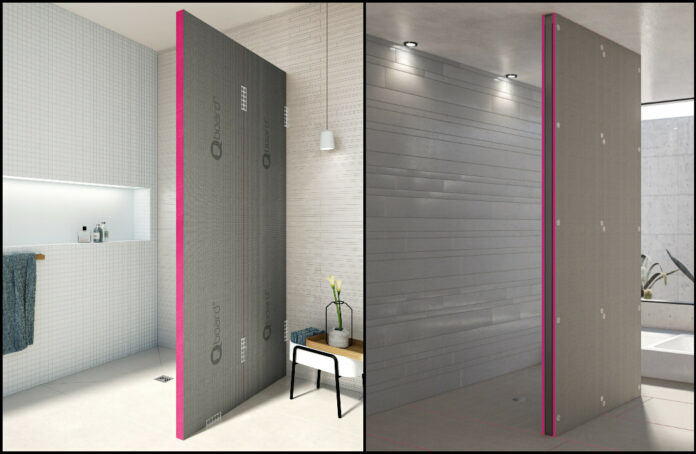 Cloisonner la salle de bains avec des plaques à carreler | Styles de Bain