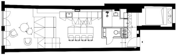 Plan salle de bains Paris Boclaud Architecture