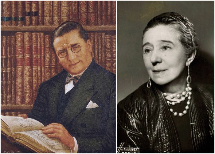 Portraits de Armand Albert Rateau et de Jeanne Lambert