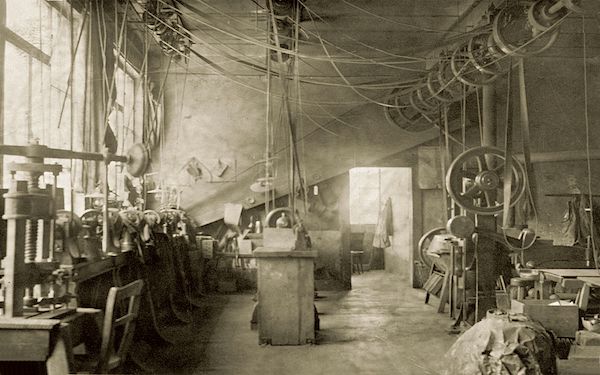 L'atelier Hans Grohe en 1909