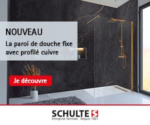 Schulte parois de douche profile cuivre