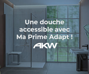 akw une douche accessible avec Ma Prime Adapt !