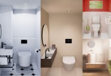 Exemples de toilettes et WC design et modernes