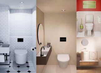 Exemples de toilettes et WC design et modernes