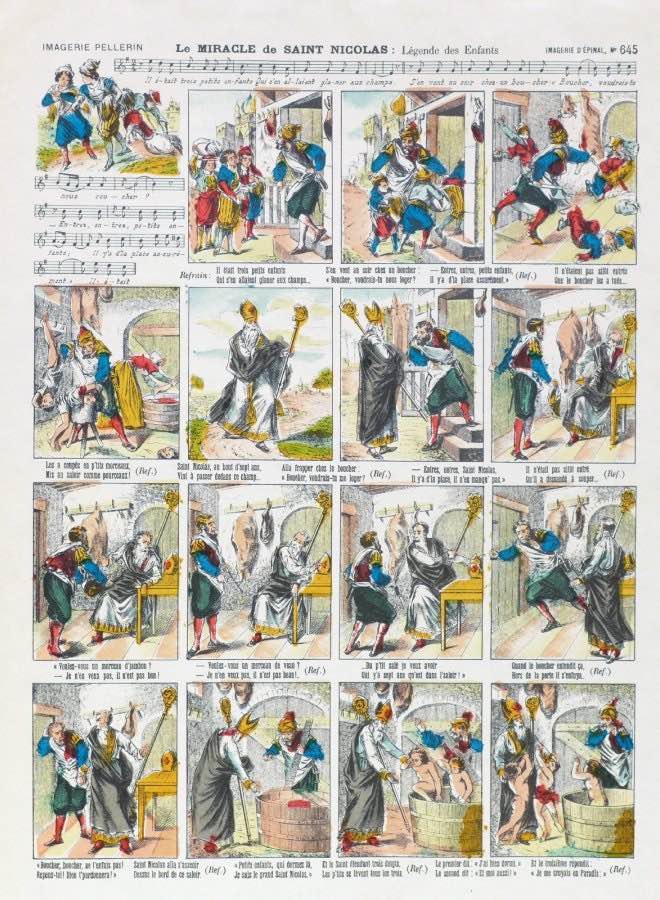 Le miracle de saint Nicolas : partition